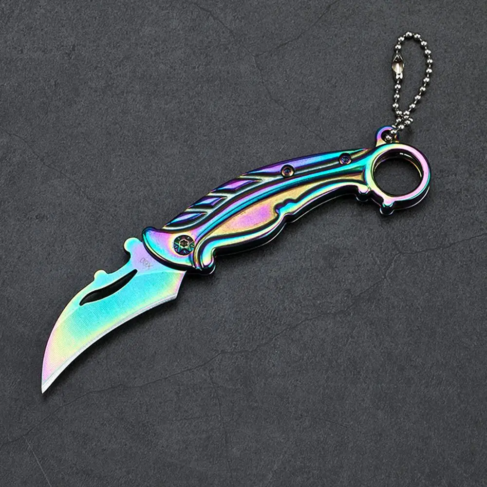 

Promithi Folding knife outdoor knives knives gift keychains self-defense pocket knives