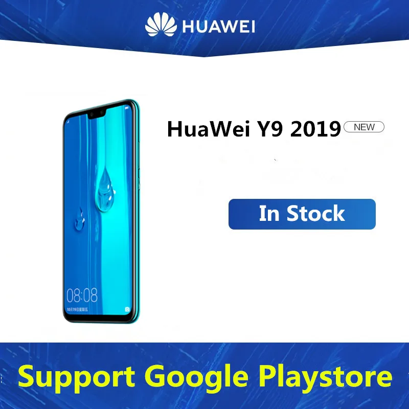 Глобальная версия HuaWei Y9 Enjoy 9 Plus мобильный телефон Kirin 710 Android 8,1 6," ips 2340X1080 4 Гб ram 64 Гб rom 4 камеры