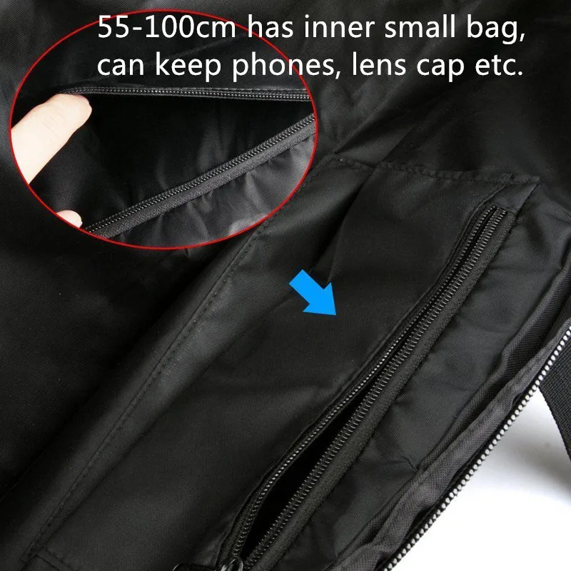55 60 65 70 75 80 100cm Light kit Padded Camera Monopod Tripod Carrying Bag Case For Tripod Studio (2)
