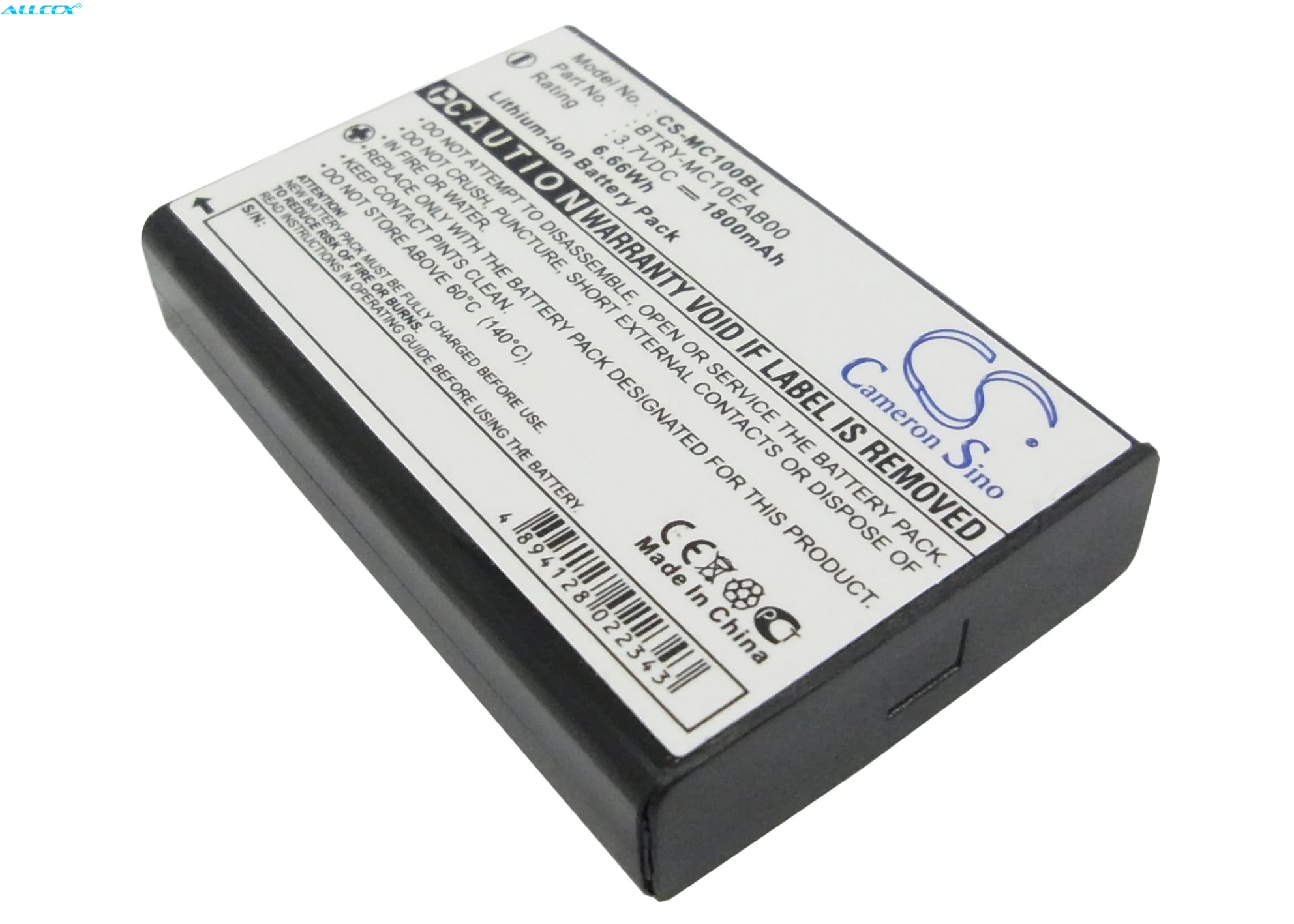 Аккумулятор Cameron Sino 1800mAh 074337 S, 73659 для Intermec CK1, CN1, для мобильного PPT101, для ОСА WDT3200, WDT3250, WPA1200