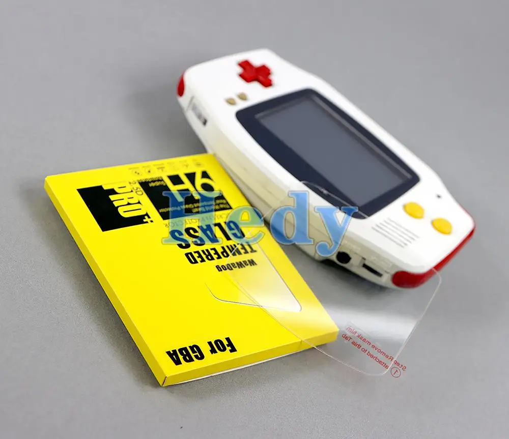 6-Color Glass Lens Screen Protector Set For GBA IPS LCD V2 Game Boy Advance Console
