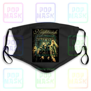 

Dust Mask with Filter Nightwish Imaginaerumnew Rock Rock Band Heavy Metal Washable Reusable Mask