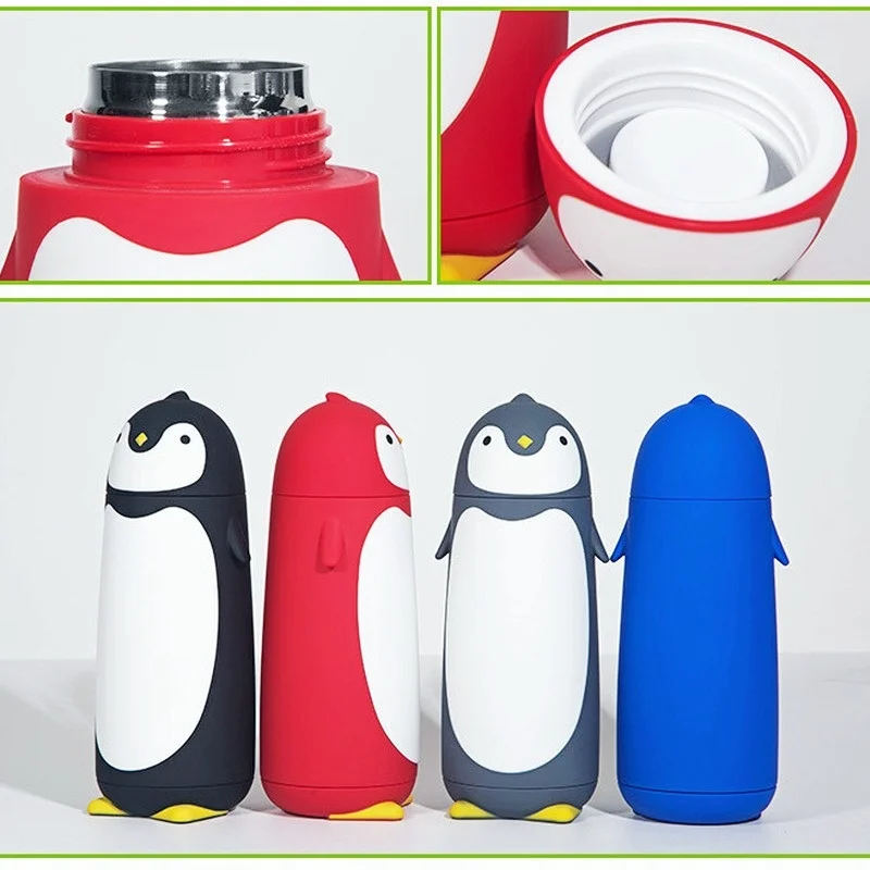 Penguin Water Bottles For School Insulated Cups Birthday - Temu