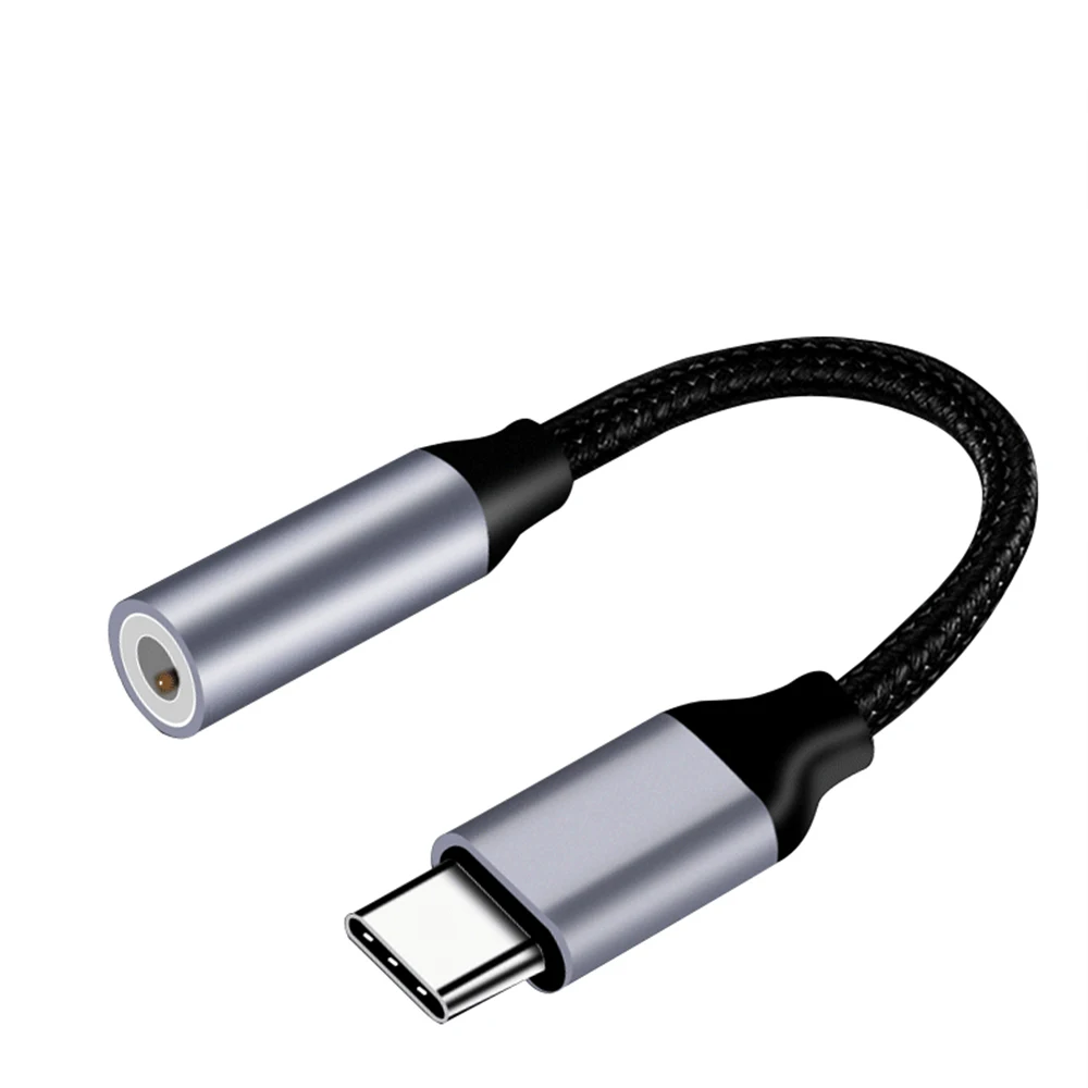 Type c 3,5 мм aux адаптер huawe в телефонные адаптеры-конвертеры USB C до 3,5 мм разъем для наушников адаптер для Xiaomi Mi 8 9 huawei P20 Pro - Цвет: Серебристый