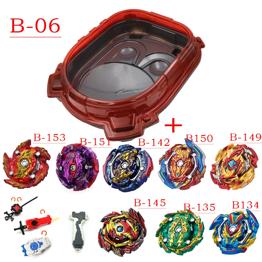 Полный стиль Beyblade Burst B-149 B-153 игрушки Арена Bey Blade Launcher Bayblade Bable Drain Fafnir Phoenix Blayblade - Color: B06