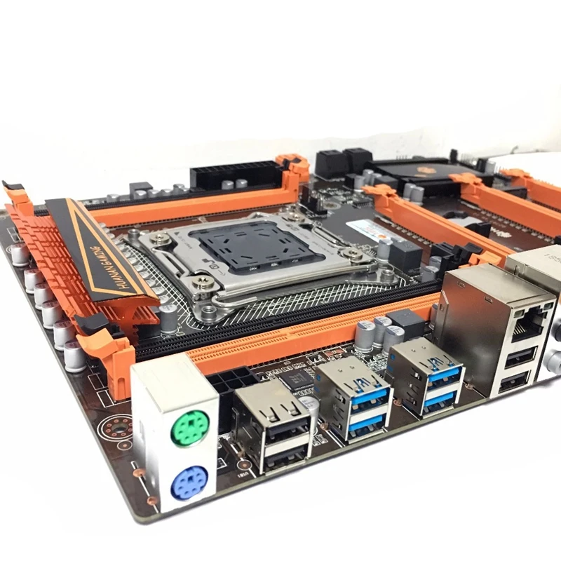 Материнская плата HUANANZHI с M.2 слотом Deluxe X79 с процессором Intel Xeon E5 2650 V2 ram 32G(4x8G) REG ECC