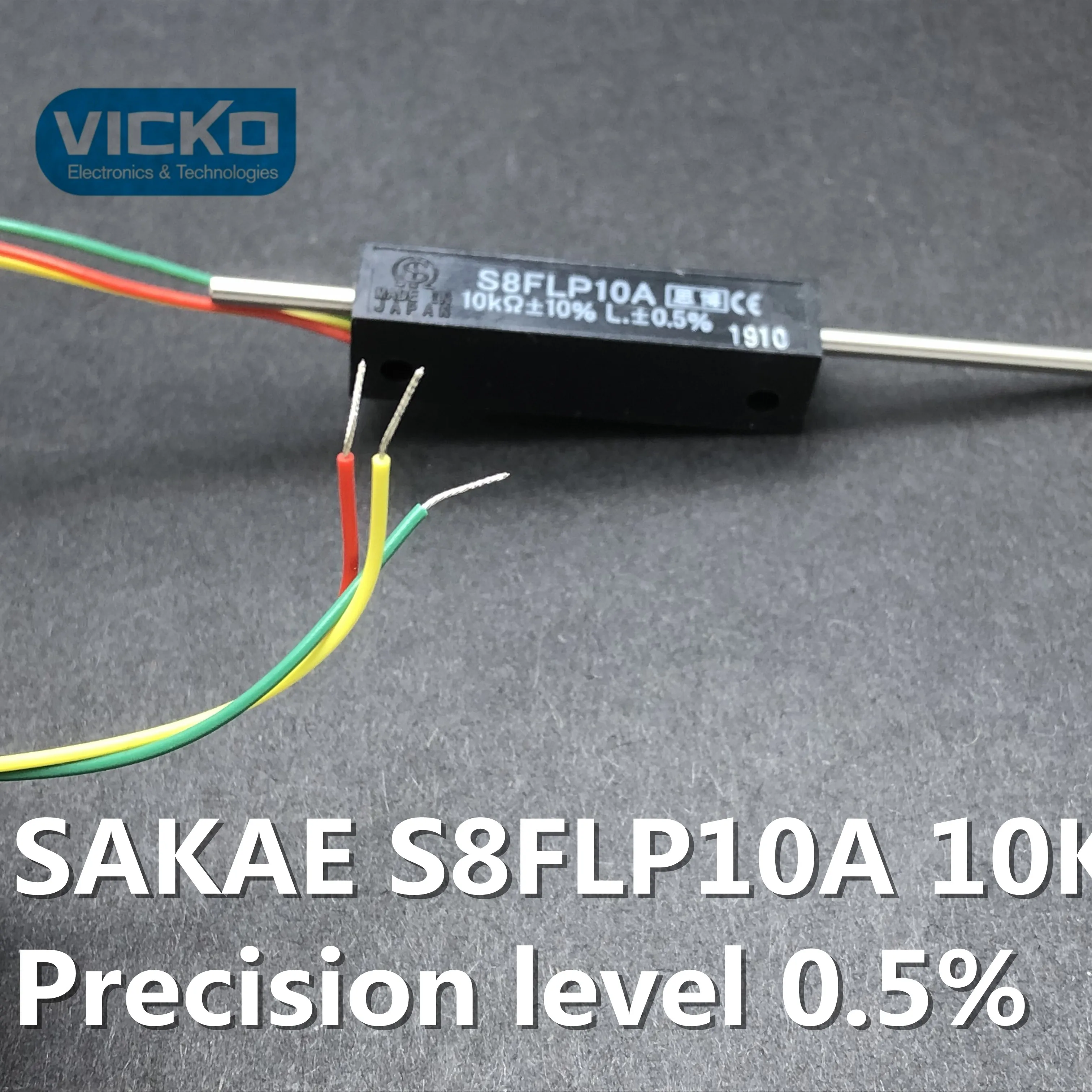 [YK] Sakae S8FLP10A 10K 0.5% прецизионный уровень прецизионного линейного перемещения потенциометра переключатель