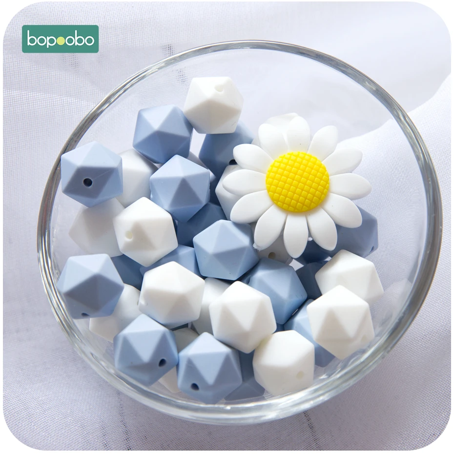 Bopoobo 1 комплект Силиконовые шестигранные шарики грызунок Прорезыватель