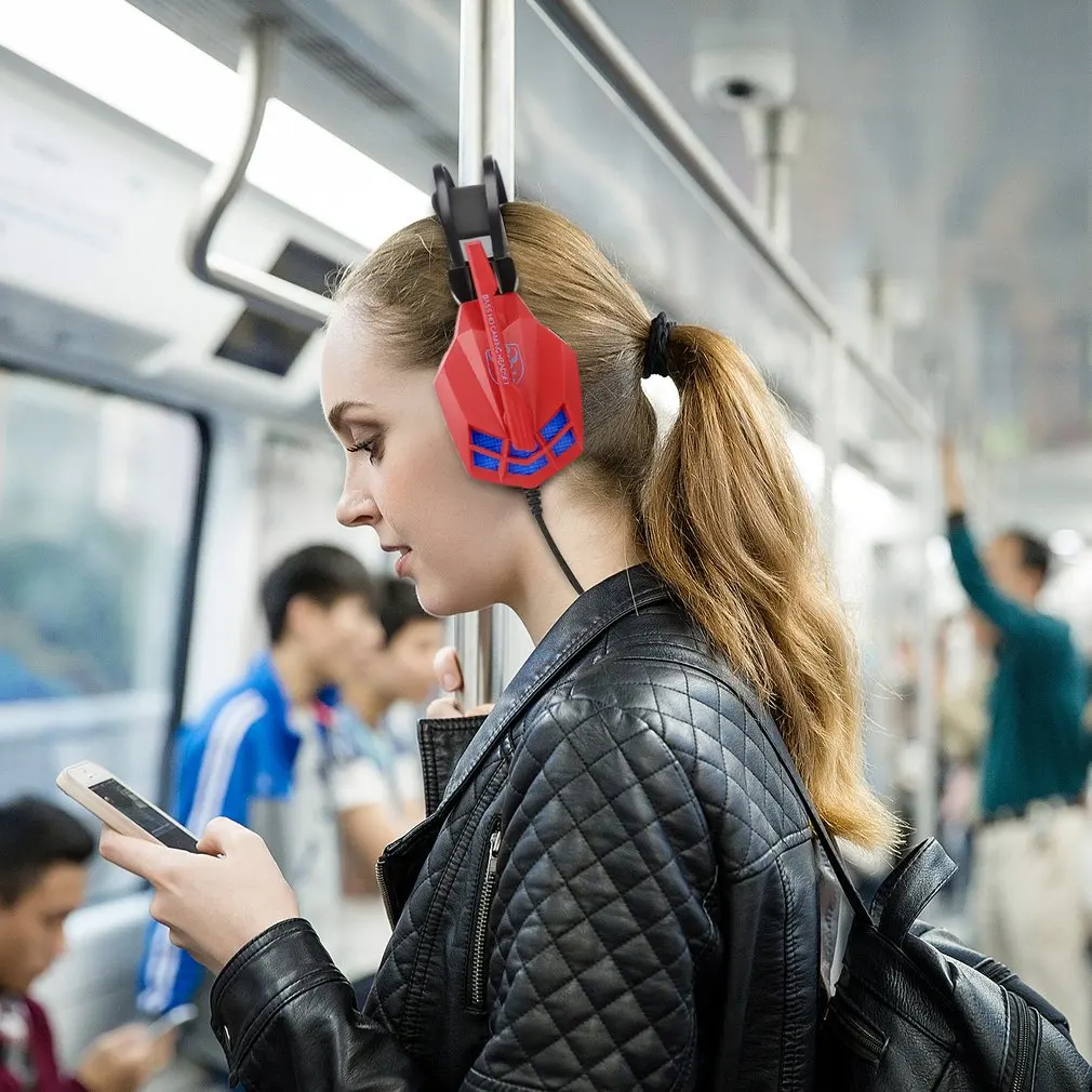 SY850MV Fashionable Design Gaming Headsets Home Office Wired Noise Cancelling Headphone With Microphones For Computers PC