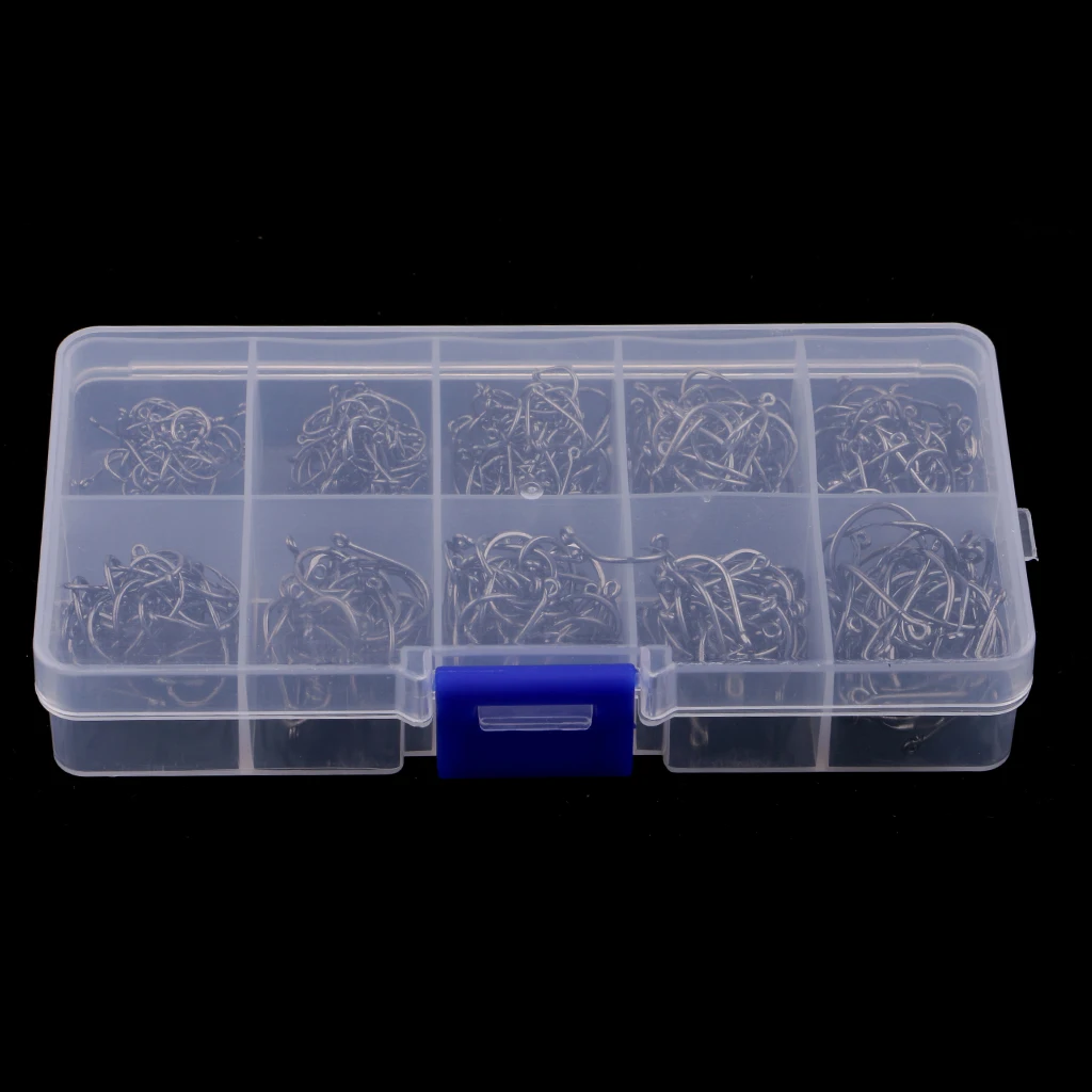 500pcs 2019 NEW Saltwater Sea Fishing Hook Octopus Circle Hooks 3#-12#