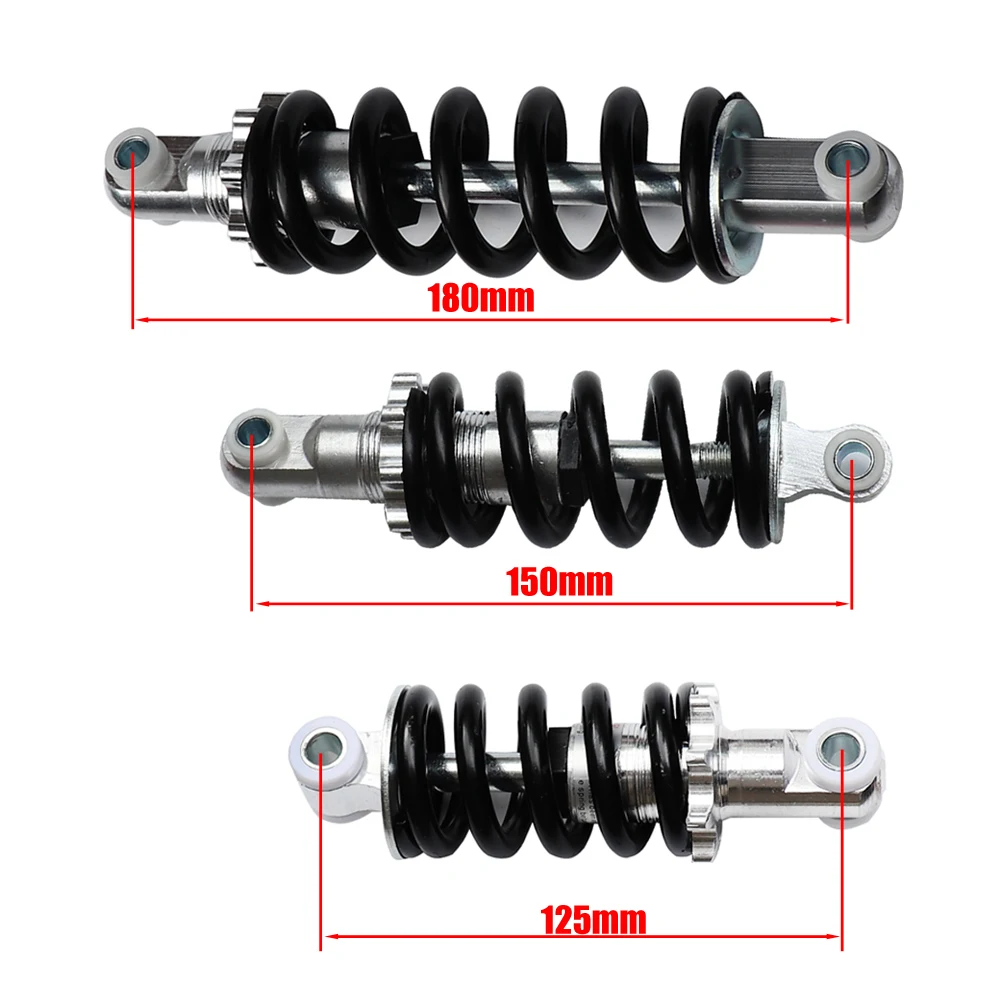 125Mm 150Mm 180Mm Ammortizzatore Posteriore Per 47Cc 49Cc Super Minimoto Atv Scooter Elettrico Mini Pocket Bike