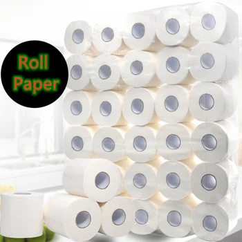 

Home Bath Paper Bath Toilet Roll Paper 1/3/5/10 Pack 4Ply Paper Towels TissueToilet Paper White Toilet Paper Toilet Roll Tissue