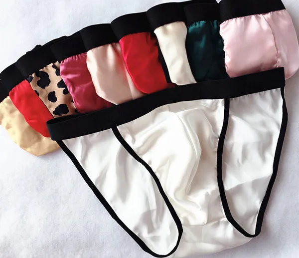 Мужские трусы из 100% шелка сексуальное нижнее белье для мужчин|underwear|panties fabricpanty |