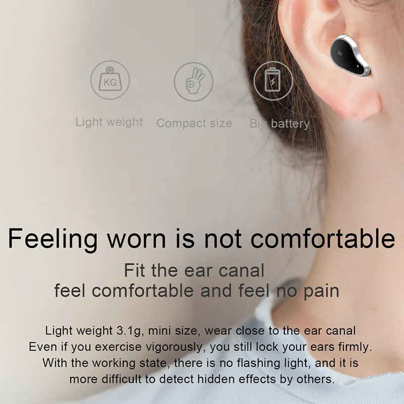 2-in-1 Wireless Bluetooth Earphone IP67 Waterproof Smart Bracelet Touch Screen HD Display Smart Bracelet Supports Health Monitor