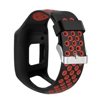 

Shockproof Soft Silicone Watchband Wrist Strap Bracelet Replacement for tomtom 1 Multi-Sport GPS HRM CSS AM Cardio Runner Watch