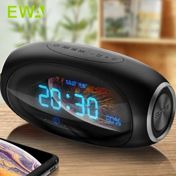 

Bluetooth speaker portable alarm clock multifunctional wireless 3d surround high power basket tooth personalized alarm clock