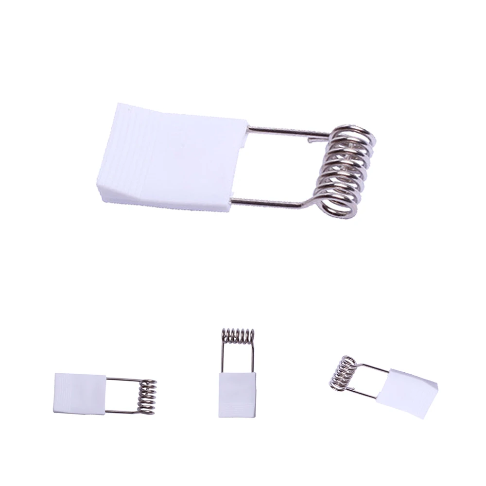 10pcs/lot adjustable 45mm plastic cover ceiling lamp steel spring clips for LED lights | Обустройство дома