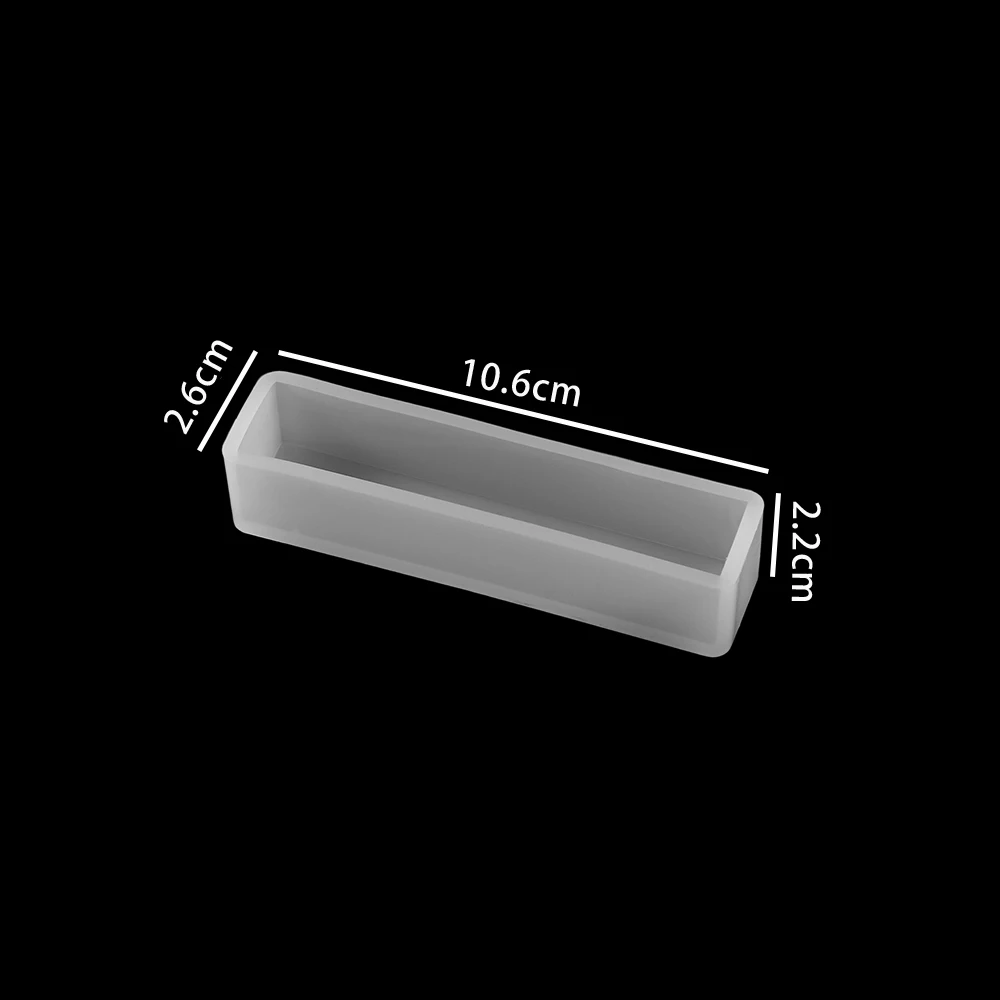 1Pcs Square Rectangle Silicone Mold Dried Flowers Plant UV Epoxy Resin Mould For DIY Coaster Pendant Jewelry Making Accessories