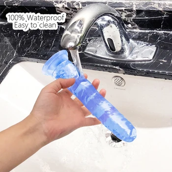 Strap On Realistic Dildo Double Hole Pants For Lesbian Couple Strapon Harness Artificial Penis With Suction Cup G spot Dildos 6