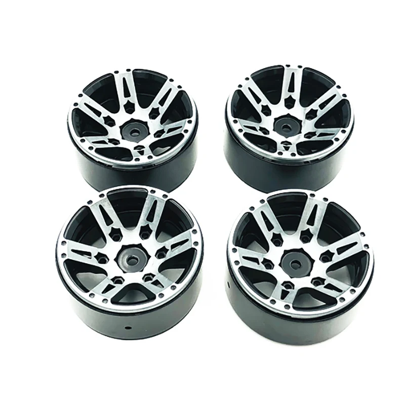 Обод колеса гусеничный Rc Rock 1 9 дюйма 4 шт. Beadlock для 1/10 Axial Scx10 90046 Tamiya Cc01 D90 D110 Tf2 Traxxas
