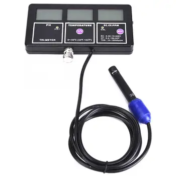

PH Measuring Tool Multi-Parameter 5-In-1 EC PH CF Temperature TDS Meter Tester Water Quality Monitor For Aquarium
