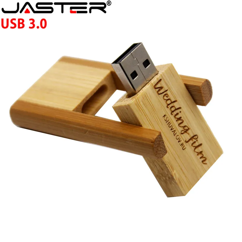 JASTER 3 стиль кленовый карбонизированный орех Дерево 360 градусов usb флеш накопитель