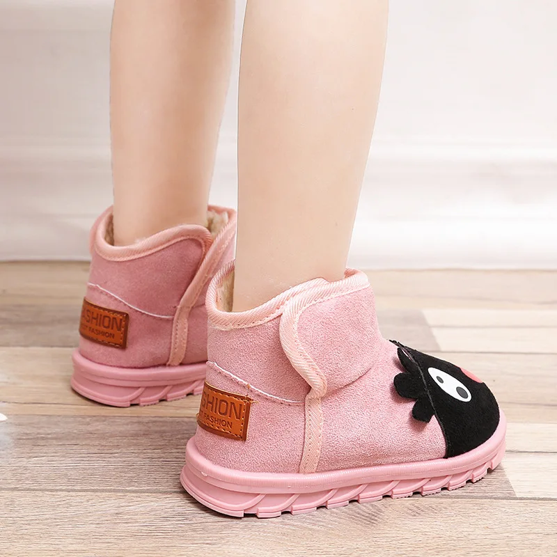 Г. Модные плюшевые теплые ботинки для малышей модные детские зимние ботинки для мальчиков и девочек, зимняя обувь ботильоны для детей от 1 до 3 лет