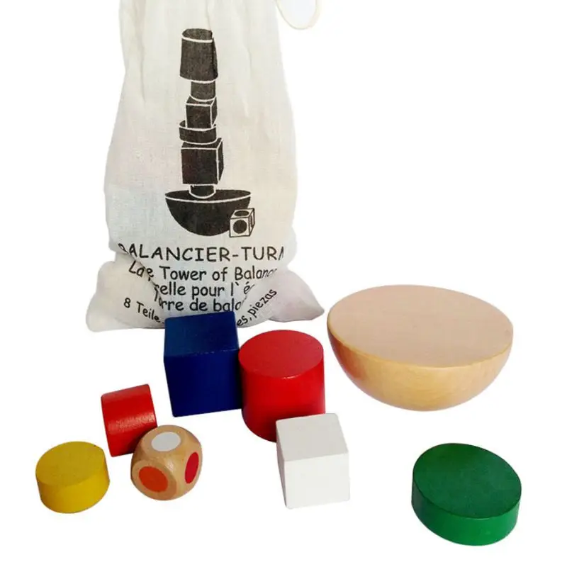 1 ensemble sac en tissu Balance balle jouets de jeu pour enfants enfants éducation précoce jouet cadeaux N1HB