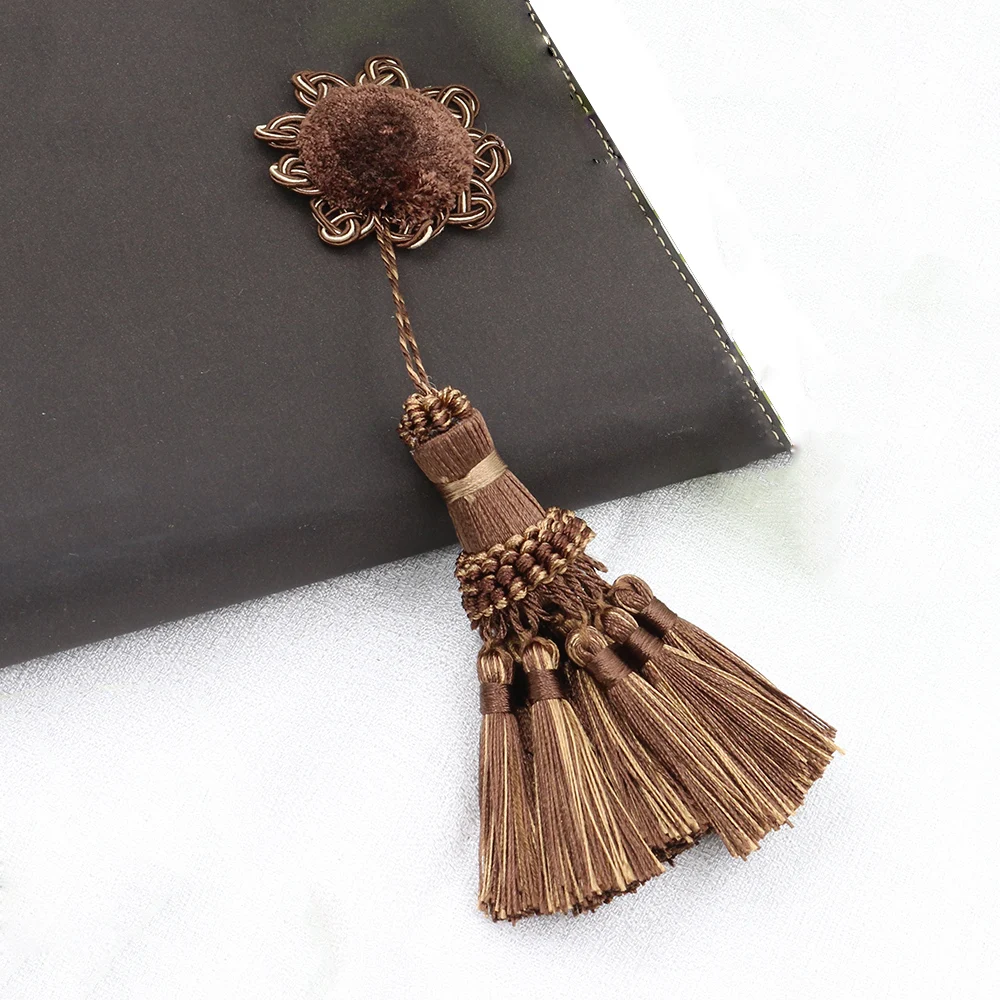 

1PC Curtains Tieback Small Tassel Hang Balls Home Decor Embrase Rideau Room Accessories Curtain Holder Tassel Hanging 