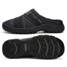 Мужская обувь; тапочки для пары; большие размеры; Повседневная Домашняя обувь; бархатная теплая обувь; удобные хлопковые тапочки; тапочки