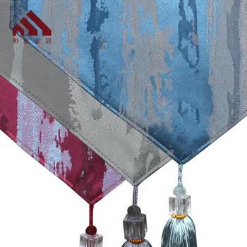 

Luxury Polyester cotton tabel runner for your writing dest,wedding parties,dinning table,customized size table cloth for decro