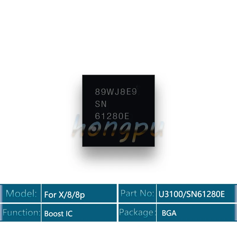 5pcs/lot SN61280E/U3100 For iPhone 8 8G 8plus 8+ 8P X Camera IC VDD Boost Chip SN 6128OE | Мобильные телефоны и