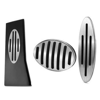 

Aluminum AT Footrest Gas Brake Clutch Pedal Cover for BMW Mini Cooper JCW S R55 R56 R60 R61 F54 F55 F56 F60 Car Accessories