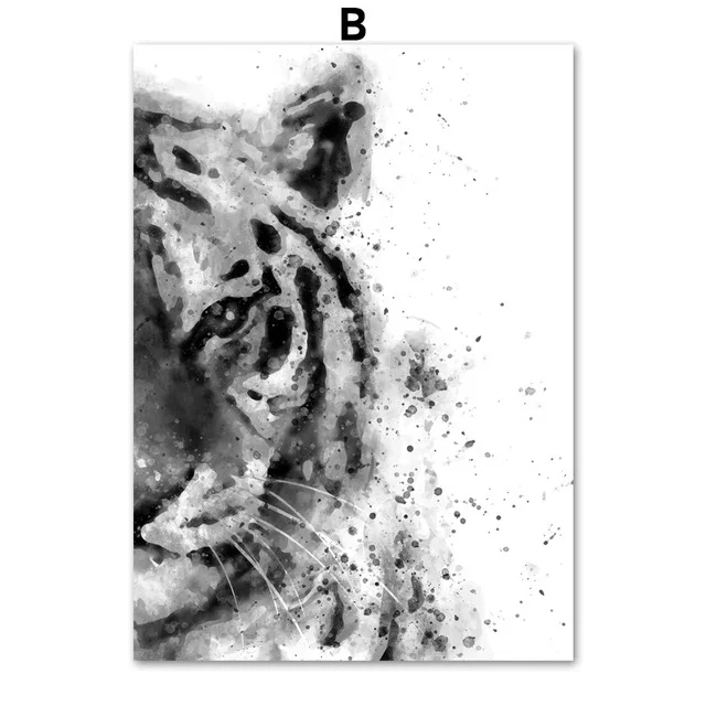 Bear-Wolf-Deer-Panda-Tiger-Raccoon-Animal-Posrer-Wall-Art-Canvas-Painting-Nordic-Wall-Picture-For (1)