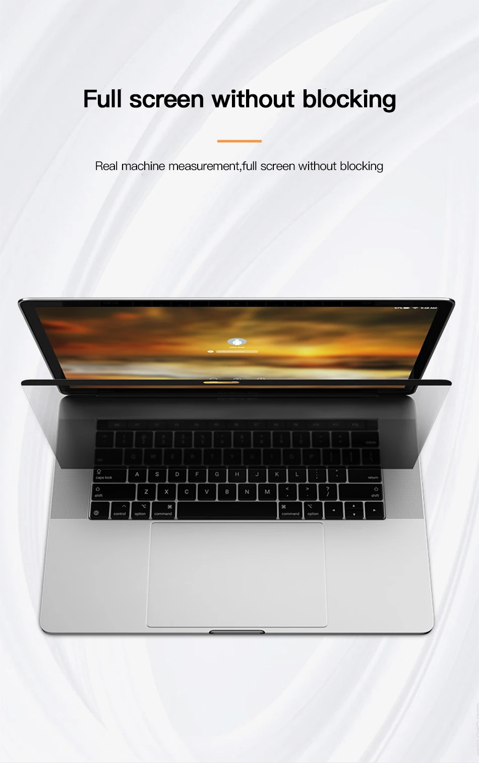 Benks Magnetic Anti-spy Screen Protector Film For Apple Macbook Notebook 121315 inch Full Privacy Protect For Air13 Pro Retina (11)