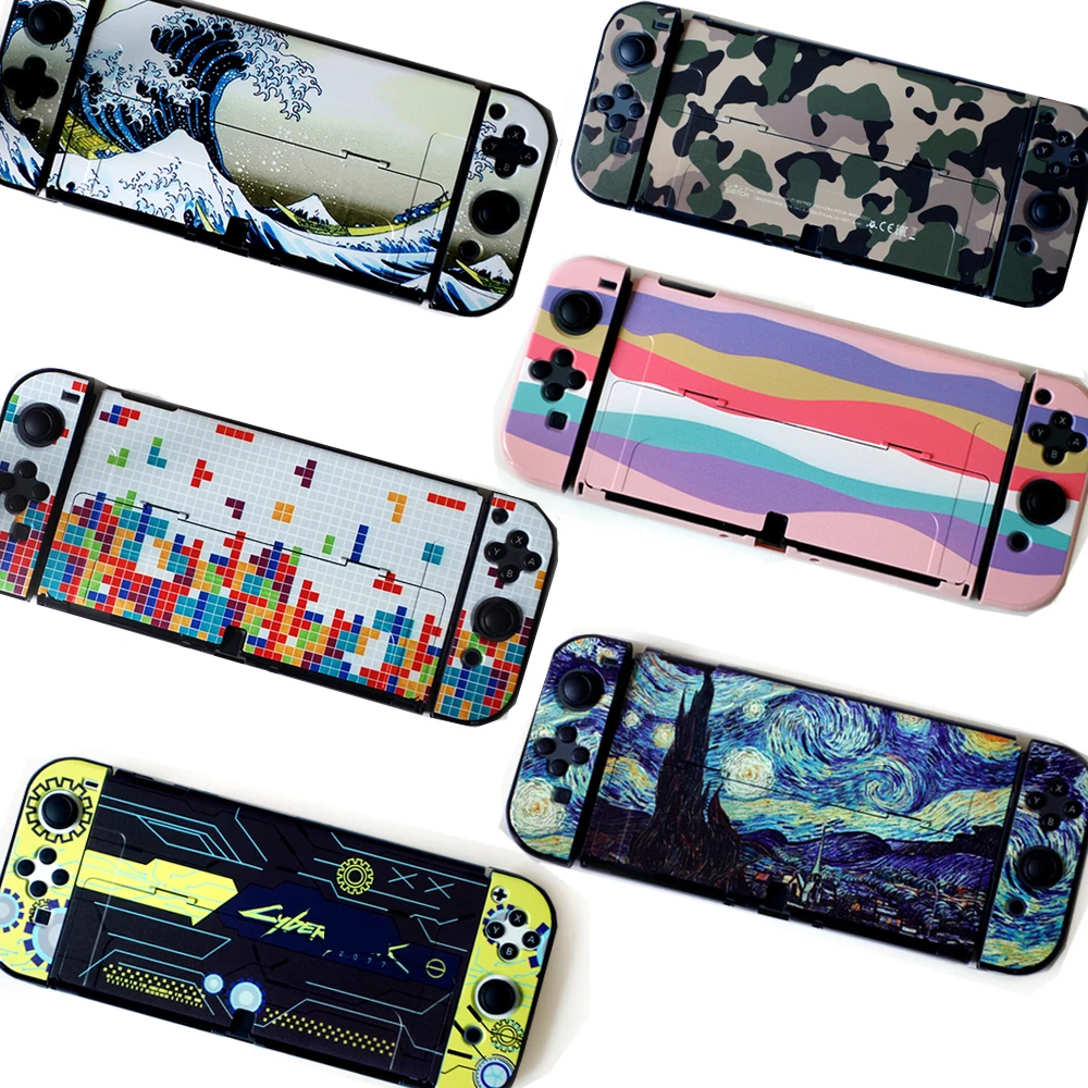 Чехол для Nintendo Switch Oled Metroid Dread защитный чехол в стиле аниме консоли Joycon |