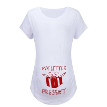 

Parents Best Gift Women Pregnancy Clothing Nursing Maternity Cute Funny Pattern Print Short Sleeve Casual T-shirt Pregnant Tops
