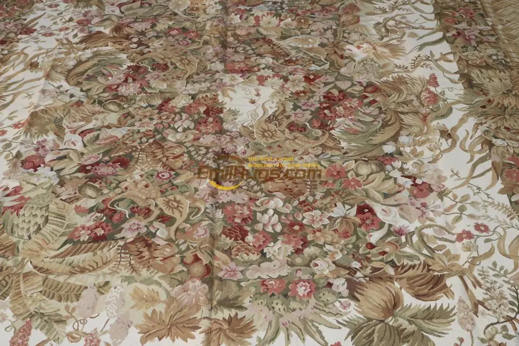 Французский aubusson ковры спальня en 305 см X 427 см(10 'X 14 ') YM21gc156aubyg6