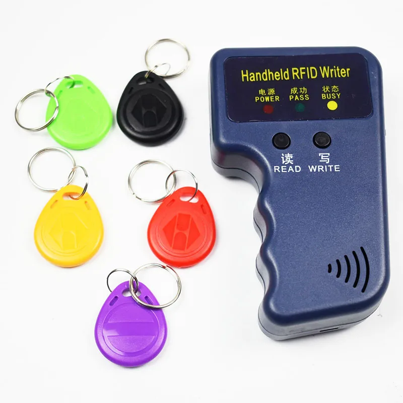 125 кГц RFID считыватель ID карт и писатель/копир/Дубликатор/программист + 5 шт.