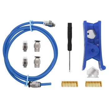 

TC Nylon PVC PU Plastic Tube & Hose Cutter with 2x4 PTFE Teflon Tube (Drip Tubing Cutter) 3D Printer Part