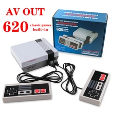 Retro Mini TV Game Console Built-in 620 Games AV Out Handheld Gaming Player Video Gaming Console Games Potable Mini Controller