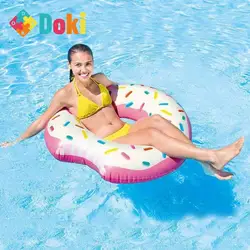 Doki – anneaux de natation gonflables de 94 centimètres, jouet mignon de Style donut, durables et à porter en été, nouveau modèle 2021 