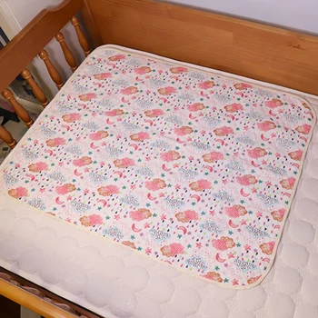 

Baby Portable Foldable Washable Compact Travel Diaper Waterproof Floor Diaper Game Pad-70 x 90cm
