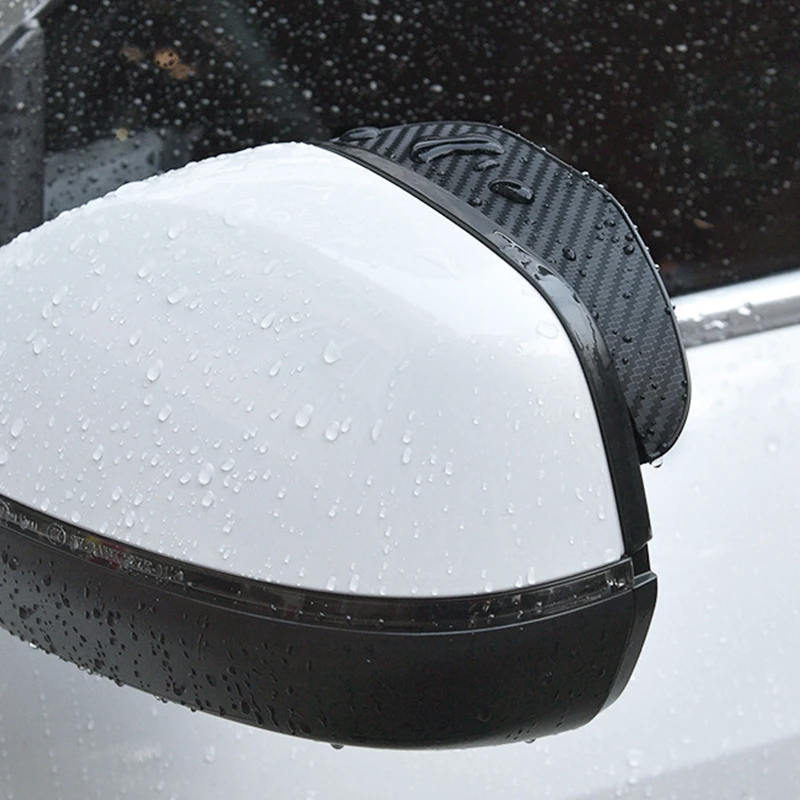 Rearview Mirror Rain Shield Rearview Mirror Rain Eyebrow Car Rearview Mirror Visor Rearview Mirror Rain Guard Rearview Mirror Visor 2Pcs Car Side Mirror Rain Guard Visor Rain Cover Eyebrow Waterproof Sun Shade Snow Shield