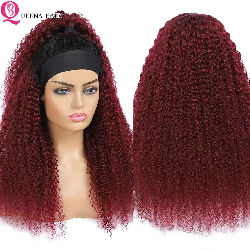 Perruque afro bordeaux Clearance