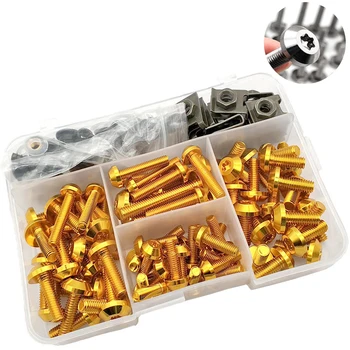 

For Yamaha WR450 wr 450 f SEROW 225 250 TTR125 TTR250 Universal Motorcycle Fairing Bolts Nuts Kit Body Fastener Clips Screw
