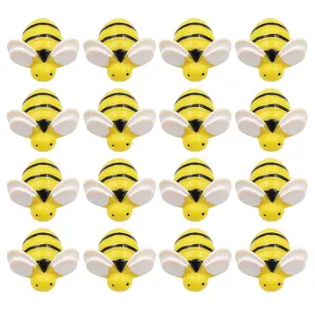 

60pcs Bee Shaped Pushpin Thumbtack Stud Decorative Diy Tool Students Stationery