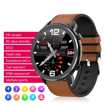 

Smart Watch L11 ECG Heart Rate Measure Waterproof Ip68 Business Wristband Weather Forecast Superior MCU Long Battery Life