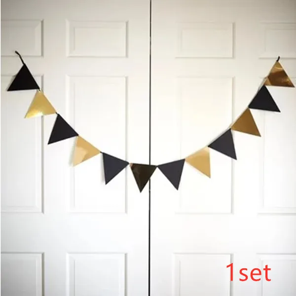 1pc party decoration black gold digital confetti mesh 4d balloon baby 2 years old birthday theme party decoration - Цвет: as picture