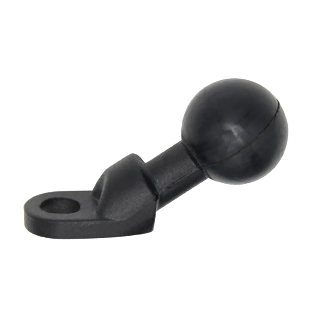 Mount Aluminum Mini Motorcycle Mount Angled Base With 11mm Hole 1 Inch Ball